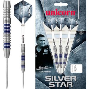 Darts nyíl készlet Unicorn Silverstar Gary Anderson Phase 2 80% 22g