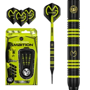 Darts nyíl készlet soft Winmau MvG Ambition brass 20g