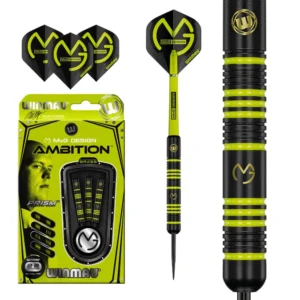 Darts nyíl készlet Winmau MvG Ambition brass 24g