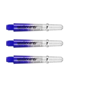 Darts szár Unicorn Gripper 4 Elements Two-Tone kék-átlátszó, rövid 34mm
