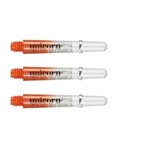 Darts szár Unicorn Gripper 4 Elements Two-Tone piros-átlátszó, rövid 34mm