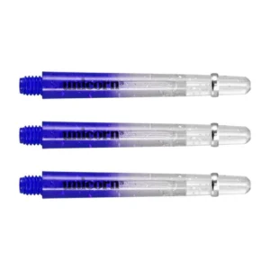 Darts szár Unicorn Gripper 4 Elements Two-Tone kék-átlátszó, hosszú 47mm