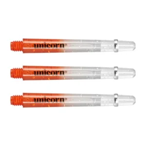 Darts szár Unicorn Gripper 4 Elements Two-Tone piros-átlátszó, hosszú 47mm
