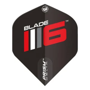 Darts toll Winmau Prism Delta Blade 6 logó, fekete