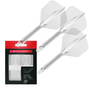 Darts toll és szár egyben Target K-Flex átlátszó, No6 toll, hosszú szárral 33mm
