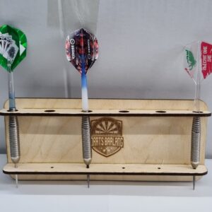 Dartsbarlang nyíl tartó fából  fali verzió  6 darabos  2 szett
