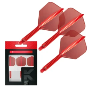 Darts toll és szár egyben Target K-Flex piros, No6 toll, közepes szárral 26mm