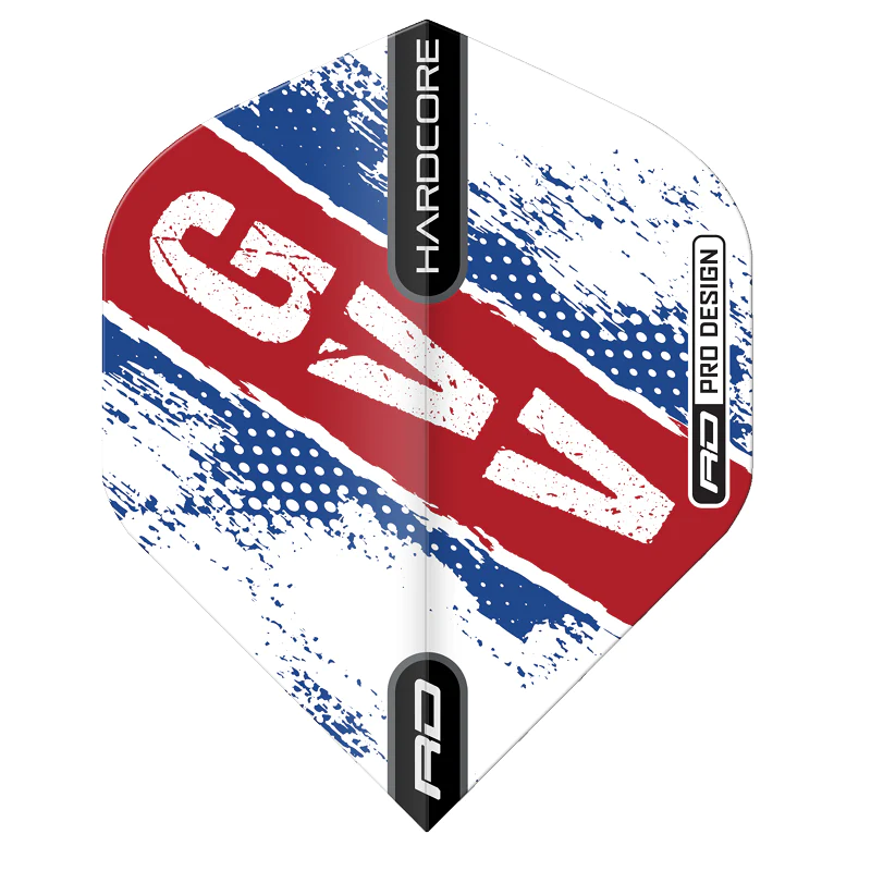 Darts toll Reddragon Hardcore Gian van Veen Multi Red White Blue