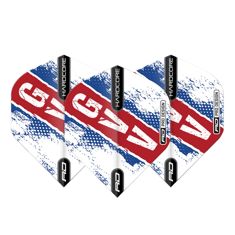 Darts toll Reddragon Hardcore Gian van Veen Multi Red White Blue