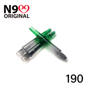 Darts Szár L style N9 Gradient Átlátszó Fekete L Shaft Zöld 190  19mm
