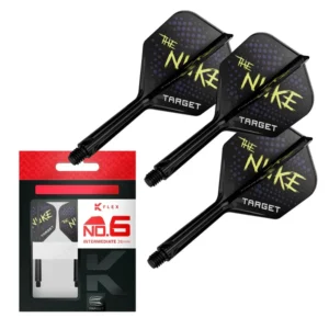 Darts toll és szár egyben Target K-Flex Luke Littler, No6 toll, közepes szárral 26mm