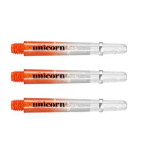 Darts szár Unicorn Gripper 4 Elements Two-Tone piros-átlátszó, közepes 41mm