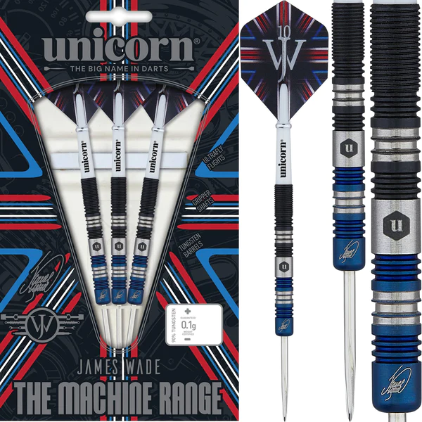 Darts nyíl készlet Unicorn James Wade The Machine Range 90% 23g - Image 5