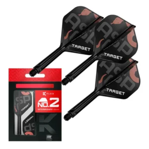 Darts toll és szár egyben Target Nathan Aspinall K-Flex No2 toll, közepes szárral 26mm