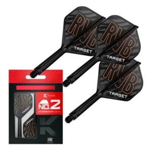 Darts toll és szár egyben Target Raymond van Barneveld K-Flex No2 toll, közepes szárral 26mm