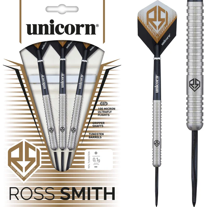 Darts nyíl készlet Unicorn Ross Smith Natural 90% 22g