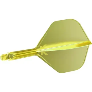 Darts toll és szár egyben Target K-Flex sárga, No2 toll, rövid szárral 19mm