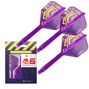 Darts toll és szár egyben Target Luke Littler World Champion K-Flex No6 toll, hosszú szárral 33mm