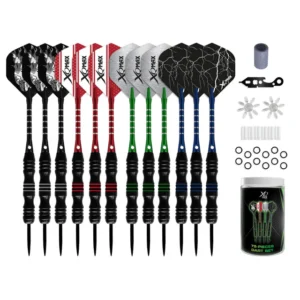 Darts nyíl készlet XQ Max Brass 75 db-os (4 szett) 22g