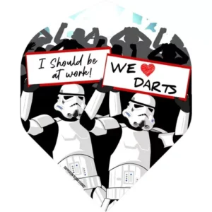 Darts toll Star Wars Stormtrooper We love darts No2