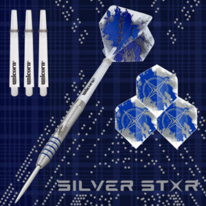 Darts nyil készlet Unicorn steel 21g SILVERSTAR Gary Anderson, 80%