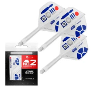 Darts toll és szár egyben Target K-Flex Star Wars R2D2 No2, közepes 26mm