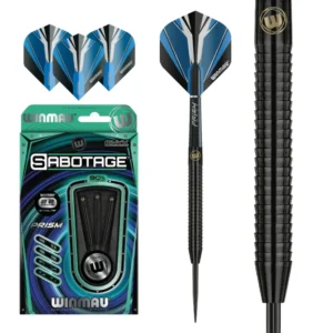 Darts nyíl készlet Winmau Sabotage Onyx Black 90% 24g