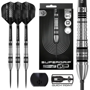 Darts nyíl készlet Harrows Supergrip Bomb Quick Point 90% 23g
