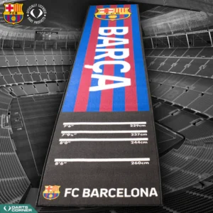 Darts puha szőnyeg FC Barcelona 290x60 cm