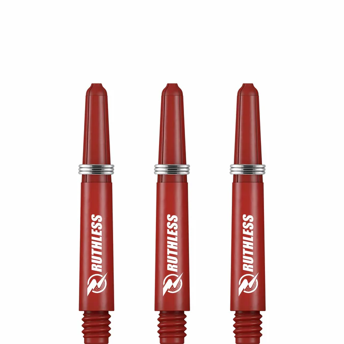 Darts szár Ruthless piros, rövid 34mm