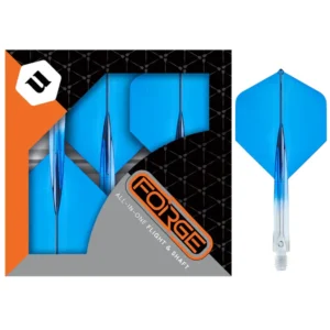 Darts toll és szár egyben Unicorn Forge Plus Two Tone kék-átlátszó 26mm