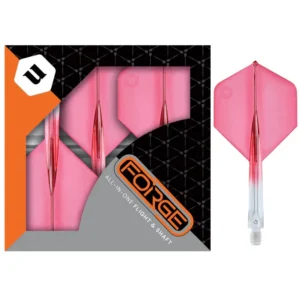 Darts toll és szár egyben Unicorn Forge Plus Two Tone piros-átlátszó 26mm