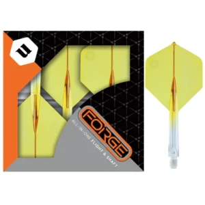 Darts toll és szár egyben Unicorn Forge Plus Two Tone sárga-átlátszó 26mm