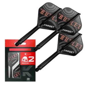 Darts toll és szár egyben Target Stephen Bunting K-Flex, No2 toll, hosszú szárral 33mm
