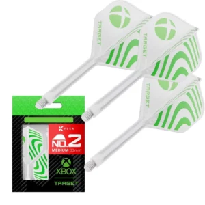 Darts toll és szár egyben Target K-Flex X-Box No2 toll, hosszú szárral 33mm