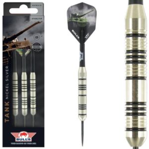 Darts nyíl készlet Bull's Tank Nickel Silver brass 22g