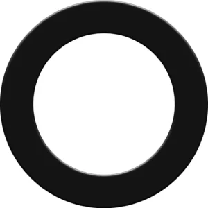 Darts falvédő tábla köré Designa fekete gumigyűrű