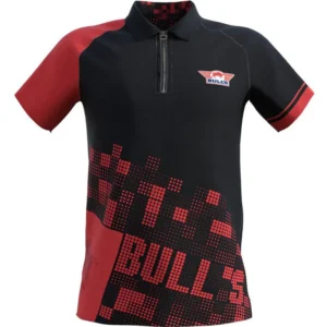 Darts mez Bull's Plain Red and Black XL