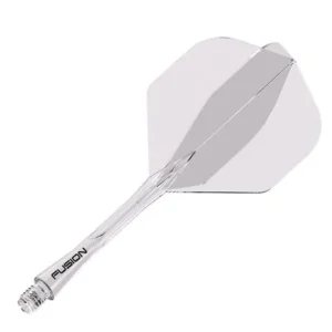 Darts toll és szár egyben Winmau Fusion átlátszó, standard toll és közepes szár 28mm