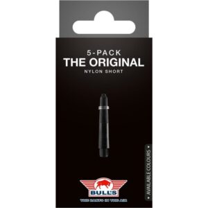 Darts szár Bull's 5 szett (15db), fekete, rövid 33mm