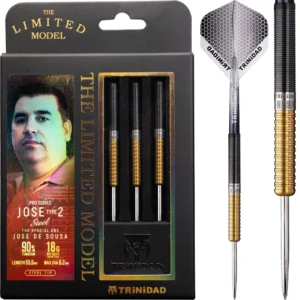 Darts nyíl készlet Trinidad Jose de Sousa Type 2 Gold 90% 18g