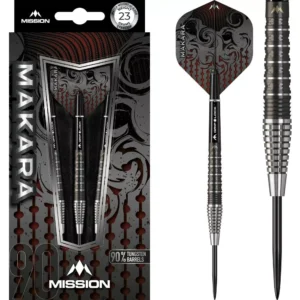 Darts nyíl készlet Mission Makara M2 Graphite PVD 90% 23g