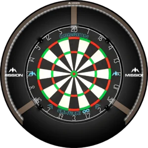 Darts tábla világítás Mission Torus 270 bronz
