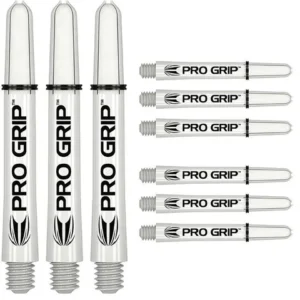 Darts szár Target Pro Grip 9db, fehér, hosszú 48mm