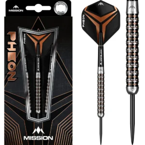 Darts nyíl készlet Mission Pheon Black And Bronze 90% 24g