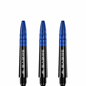 Darts szár Mission Sabre Aluminium toppal fekete-kék, rövid 36mm