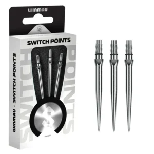 Darts hegy Winmau Switch Point Smooth Silver 30mm