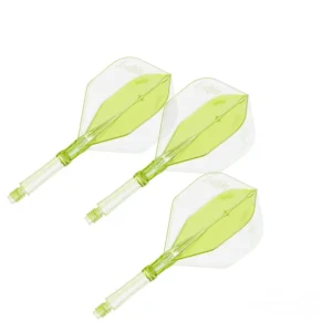 Darts toll és szár egyben L-Style L-System L1 átlátszó-sárga 260 közepes 42mm