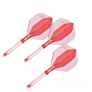 Darts toll és szár egyben L-Style L-System L1 átlátszó-piros 330 hosszú 49mm
