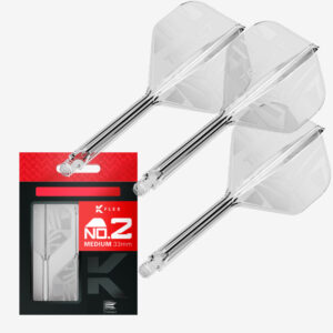 Darts toll és szár egyben Target K-Flex 2026 átlátszó, No2 toll, közepes szárral 26mm